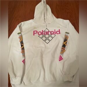 EUC Polaroid Classic White Hoodie